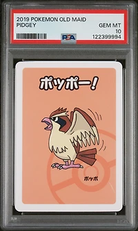 2019 Pokemon Old Maid Pidgey PSA 10