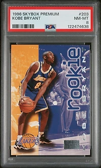 1996 Skybox Premium 203 Kobe Bryant PSA