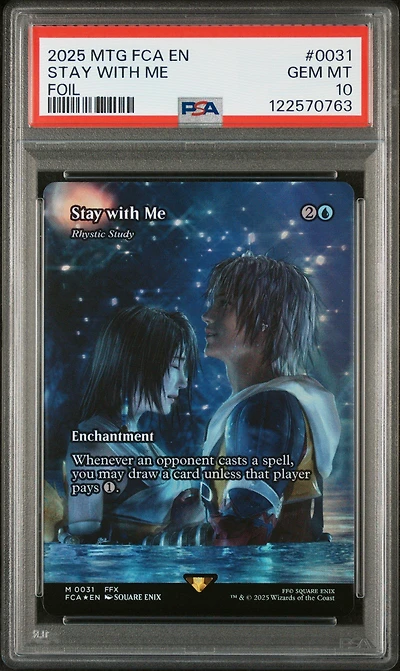 2025 Magic The Gathering Final Fantasy: Through The Ages 0031 Stay With Me Foil PSA 10