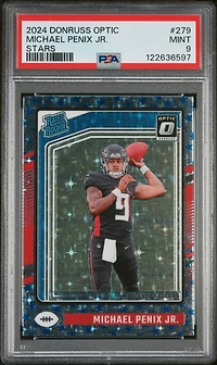 2024 Panini Donruss Optic 279 Michael Penix Jr. Stars PSA 9