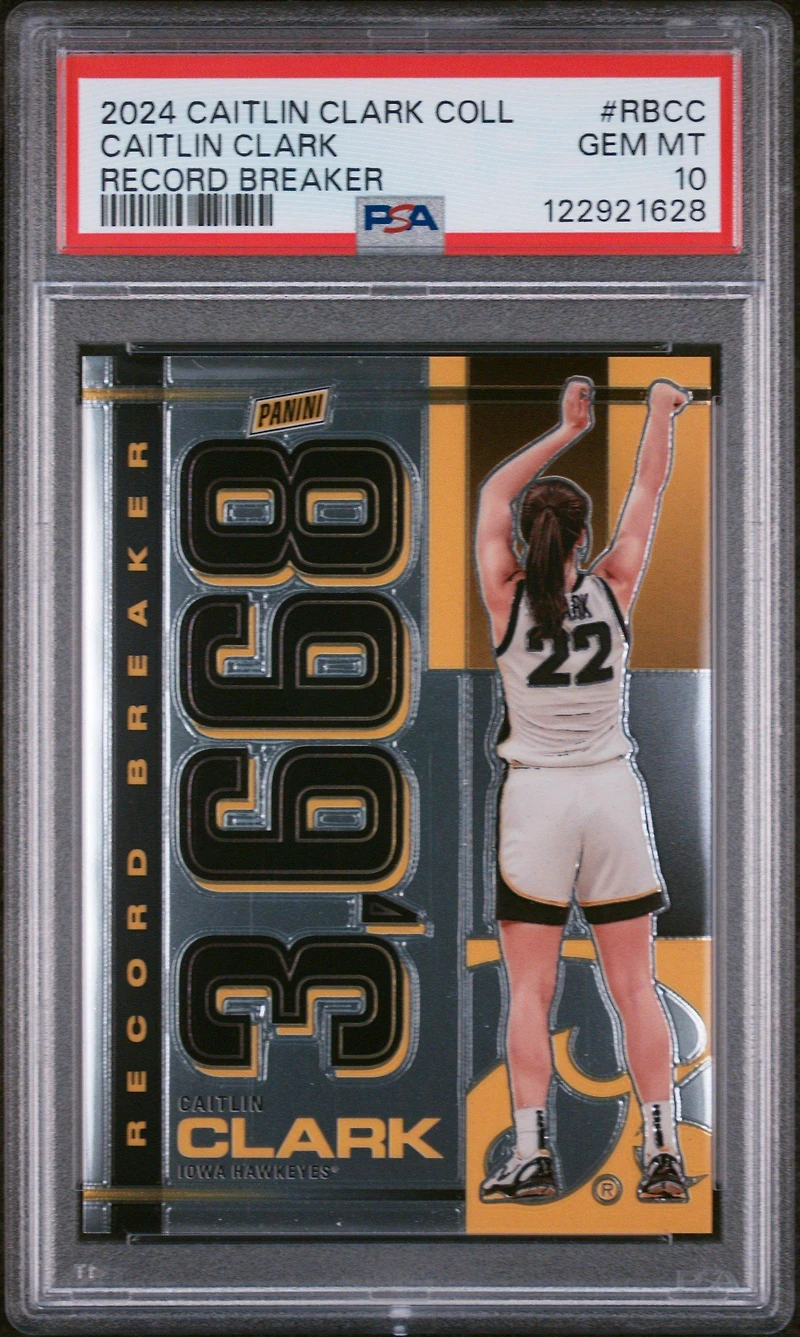 2024 Panini Caitlin Clark Collection Record Breaker Rbcc Caitlin Clark PSA 10