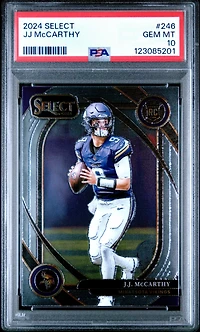 2024 Panini Select 246 Jj Mccarthy PSA 10
