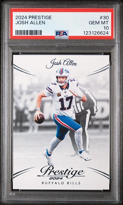 2024 Panini Prestige 30 Josh Allen PSA 10