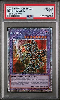 2024 Yu-gi-oh! Ra03-quarter Century Bonanza En126 Dark Paladin 1st Edition PSA 9