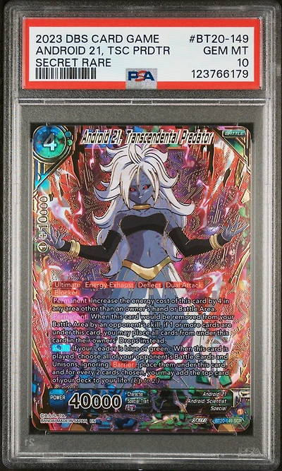 2023 Dragon Ball Super Card Game Series 20 Power Absorbed Bt20-149 Android 21