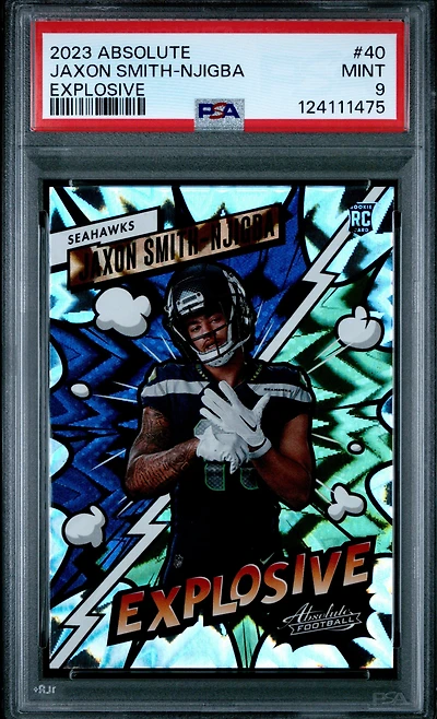 2023 Panini Absolute Explosive 40 Jaxon Smith-njigba PSA 9