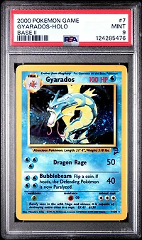 2000 Pokemon Game Base Ii 7 Gyarados-holo PSA 9