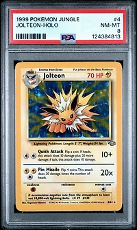 1999 Pokemon Jungle 4 Jolteon-holo PSA
