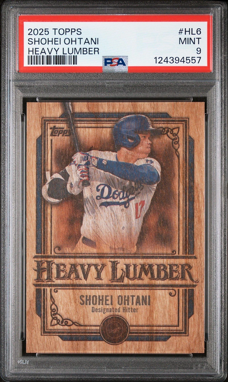 2025 Topps Heavy Lumber Hl6 Shohei Ohtani PSA 9