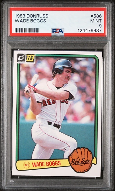 1983 Donruss 586 Wade Boggs PSA
