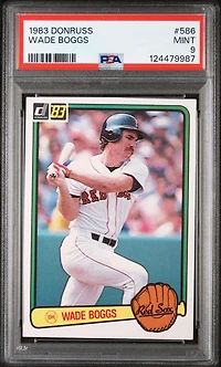 1983 Donruss 586 Wade Boggs PSA