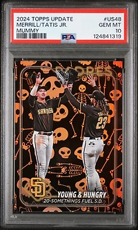 2024 Topps Update Us48 Fernando Tatis Jr./jackson Merrill Mummy PSA 10