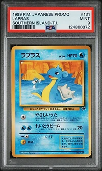 1999 Pokemon Japanese Promo Southern Islands 131 Lapras Southern Island-t.i. PSA 9