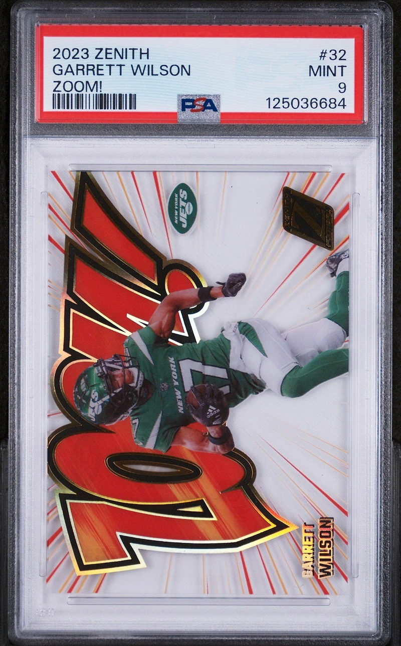 2023 Panini Zenith Zoom! 32 Garrett Wilson PSA 9