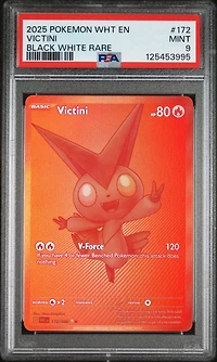 2025 Pokemon Wht En-white Flare 172 Victini Black White Rare PSA