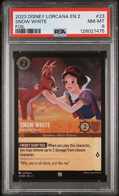 2023 Disney Lorcana En 2-rise Of The Floodborn 23 Snow White