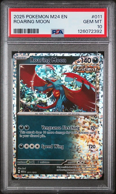 2025 Pokemon M24 En-mcdonald's Collection 011 Roaring Moon PSA