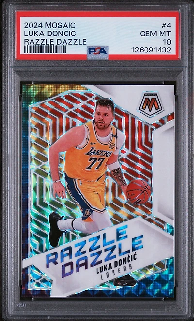 Panini Mosaic Razzle Dazzle Luka Doncic PSA