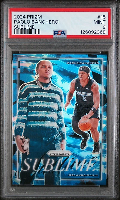 2024 Panini Prizm Sublime 15 Paolo Banchero PSA 9