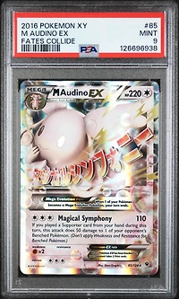 2016 Pokemon Xy Fates Collide 85 M Audino Ex PSA