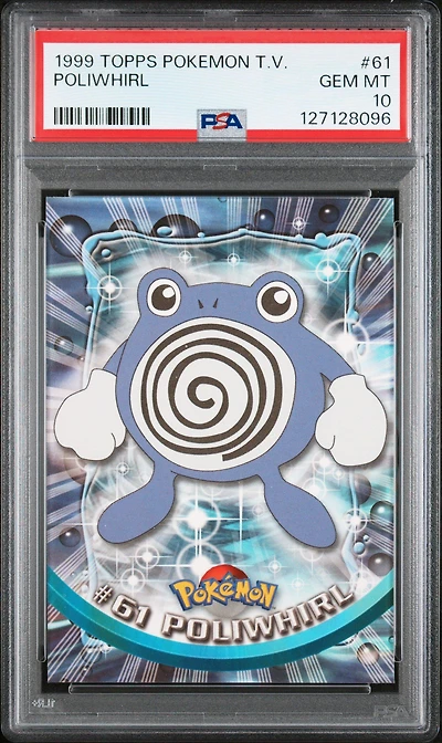 1999 Topps Pokemon Tv 61 Poliwhirl PSA 10