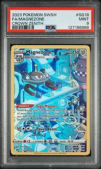 2023 Pokemon Sword And Shield Crown Zenith Gg18 Full Art/magnezone PSA
