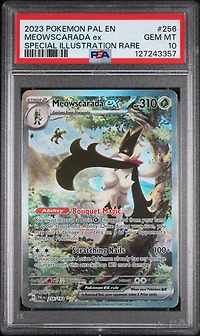 2023 Pokemon Pal En-paldea Evolved 256 Meowscarada Ex Special Illustration Rare PSA 10