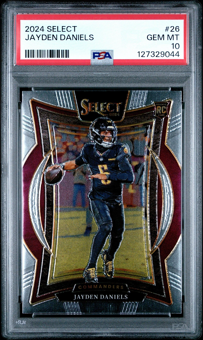 2024 Panini Select 26 Jayden Daniels PSA 10