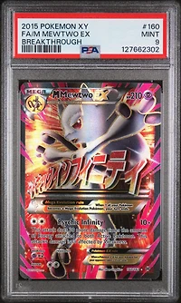 2015 Pokemon Xy Breakthrough Full Art/m Mewtwo Ex PSA