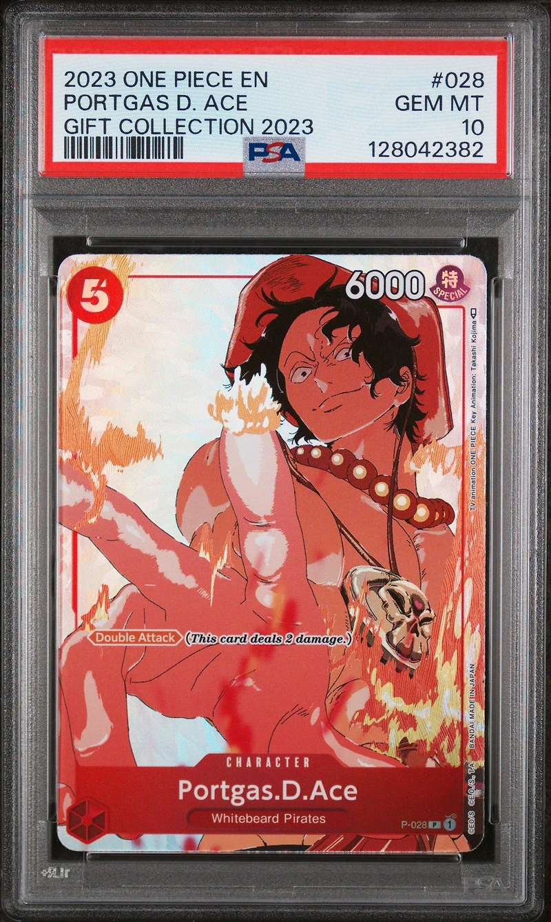 2023 One Piece Gift Collection 2023 028 Portgas D. Ace PSA 10
