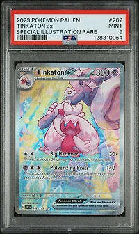 2023 Pokemon Pal En-paldea Evolved 262 Tinkaton Ex Special Illustration Rare PSA 9