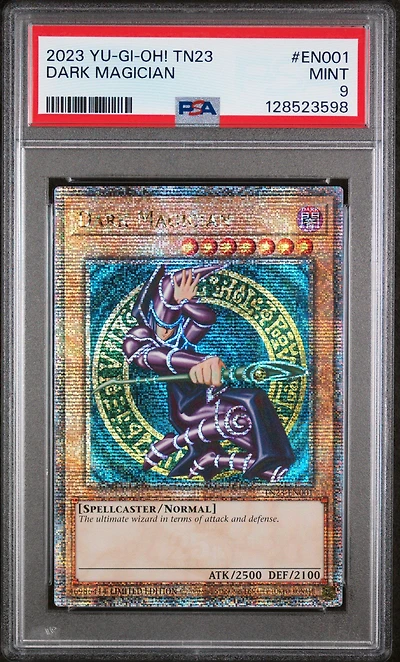 2023 Yu-gi-oh! Tn23-25th Anniversary Tin: Dueling Heroes En001 Dark Magician PSA 9