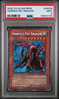 2025 Yu-gi-oh! Rp02-retro Pack 2 En093 Harpie's Pet Dragon PSA 9