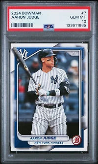2024 Bowman 7 Aaron Judge PSA 10