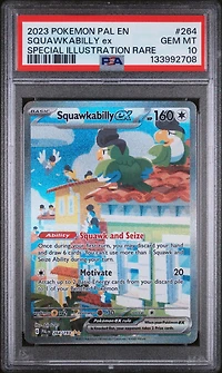 2023 Pokemon Pal En-paldea Evolved 264 Squawkabilly Ex Special Illustration Rare PSA 10