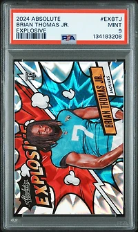 2024 Panini Absolute Explosive Exbtj Brian Thomas Jr. PSA 9