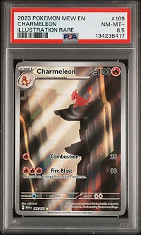 2023 Pokemon Mew En-151 169 Charmeleon Illustration Rare PSA NM-MT+ 8.5