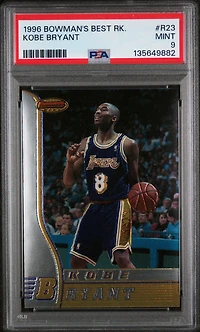 1996 Bowman's Best Rookie R23 Kobe Bryant PSA 9
