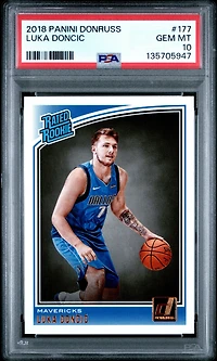 2018 Panini Donruss 177 Luka Doncic PSA