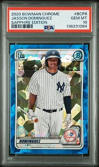 2020 Bowman Chrome Sapphire Edition Bcp8 Jasson Dominguez PSA 10