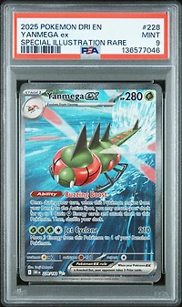 2025 Pokemon Dri En-destined Rivals 228 Yanmega Ex Special Illustration Rare PSA