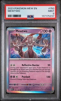 2023 Pokemon Mew En-151 150 Mewtwo PSA
