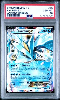 2015 Pokemon Xy Ancient Origins 25 Kyurem Ex PSA 10