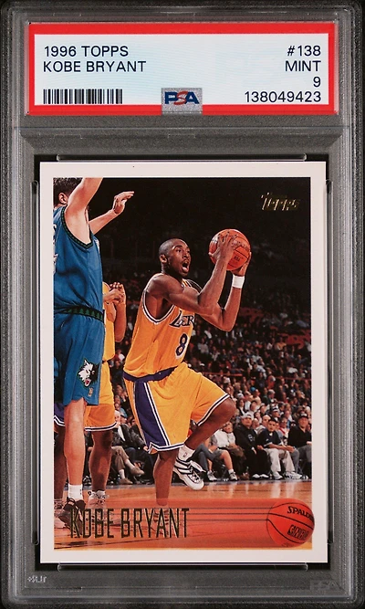 1996 Topps 138 Kobe Bryant PSA
