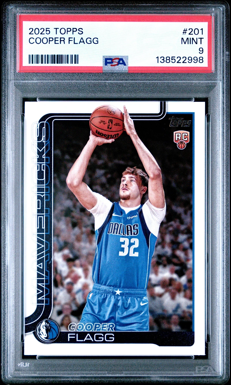 2025 Topps 201 Cooper Flagg PSA