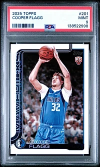 2025 Topps 201 Cooper Flagg PSA