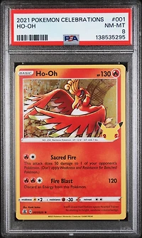 2021 Pokemon Celebrations 001 Ho-oh PSA