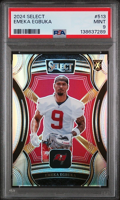 2024 Panini Select 513 Emeka Egbuka PSA 9