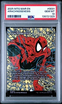 2025 Magic The Gathering Marvel's Spider-man: Source Material 0031 Arachnogenesis PSA 10