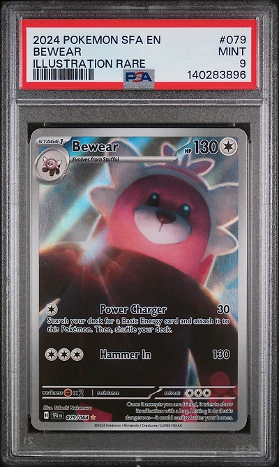 2024 Pokemon Sfa En-shrouded Fable 079 Bewear Illustration Rare PSA 9